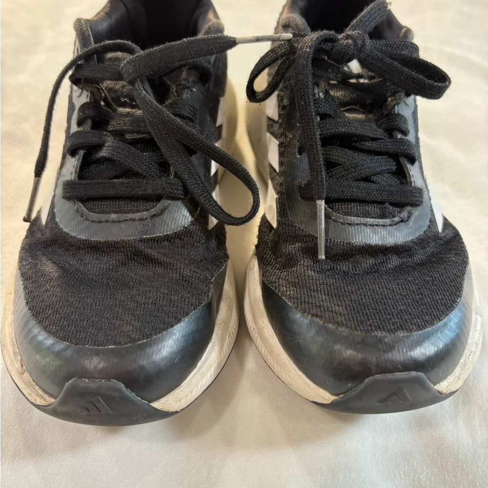 Adidas Kids‎ Running Shoes Black White Size 13K IF9784 Lightweight Sneakers